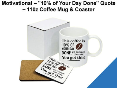 You Got This Coffee Gift Set – Mug, Coaster & Keyring
